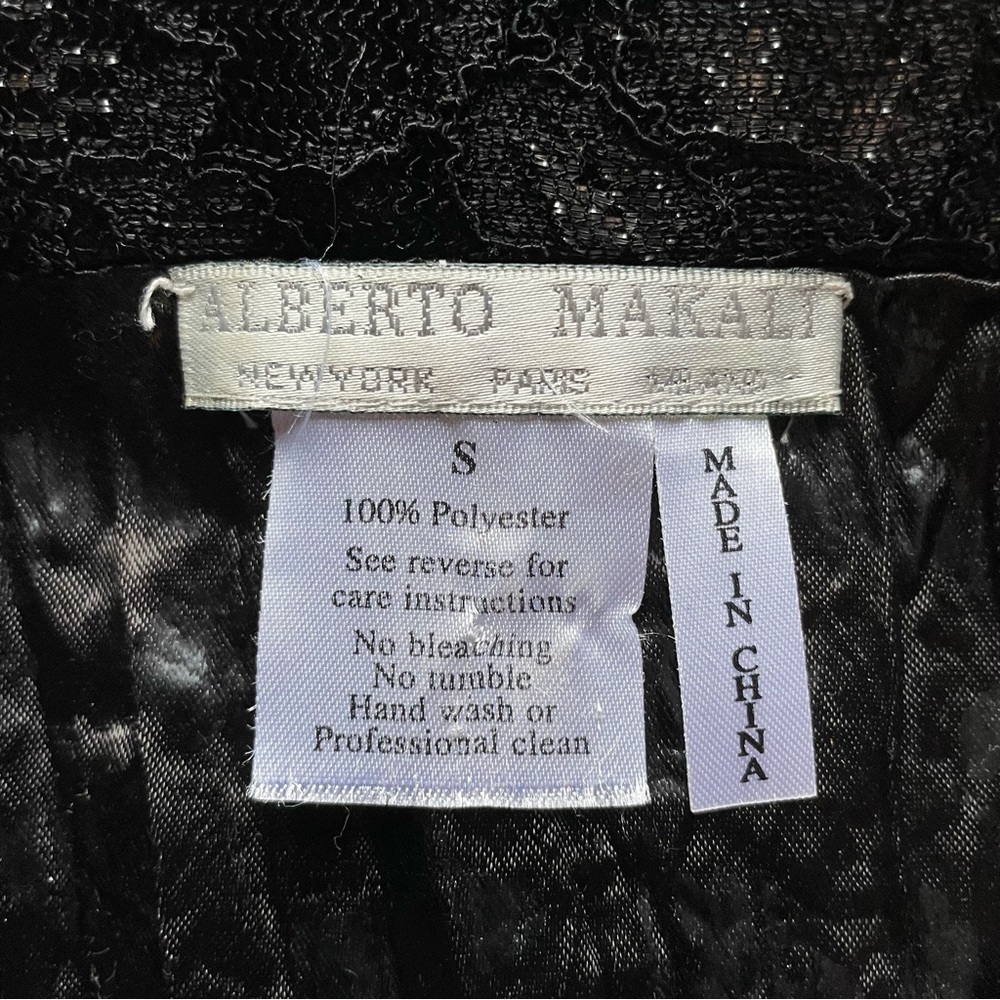 Alberto Makali Lace All Black Jacket small - Picture 5 of 8